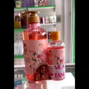 [Mua 1 tặng 1] Sữa tắm Purite Cherry Blossom Shower Gel hương hoa anh đào OK384 sáng mịn da 850ml