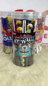 COCO Lollipop Jar Series -Assorted fruity flavor-30 pcs a jar-2-year shelf life Snack Candy Sweet Bonbon