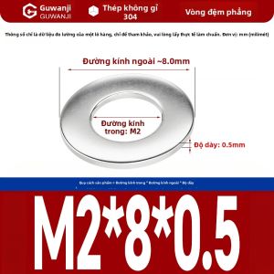 GUWANJI | Đệm Tròn Bền Inox 304