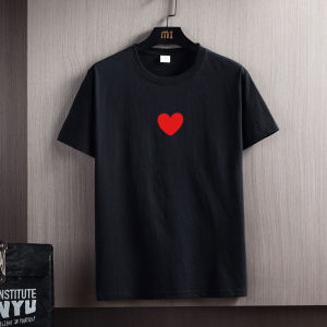 Loose Fit round Neck Short Sleeve T-Shirt Pure Cotton Half Sleeve Summer Wear Youth Fashion Casual Print Geometric Pattern Daily Wear