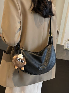 Túi Đeo Chéo Hình Bánh Bao Bằng Da Mềm Dung Tích Lớn Dành Cho Nữ Túi Đeo Vai Đơn Thường Ngày Túi Đựng Đồ Hình Bán Nguyệt