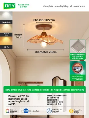 DGY | French Retro Luxe Glass Corridor Light