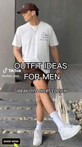 URBAN PIPE (7212) Plain Shorts For Men Knee-Length 100% Cotton Drawstring Short