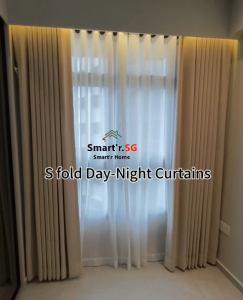 S fold Night Curtains with thermal shaping