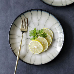 OMK Japanese style Ceramic Dinner Plate 8.5 inch and 11 inch