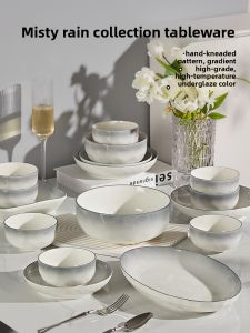 Elegant Ceramic Bowls Set 10 Pieces