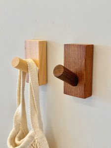 Móc Treo Tường Bằng Gỗ Chắc Chắn Móc Treo Quần Áo Không Cần Khoan Không Để Lại Dấu Vết Móc Treo Quần Áo Bằng Gỗ Treo Ở Cửa Sau