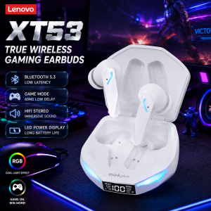 Lenovo | Lenovo XT53 Gaming Earphone Wireless Bluetooth 5.3 Earphones Low Latency Dual Mode Music Earbuds Sports In-Ear Headset With Mic
