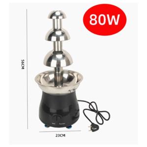 Stainless Steel Chocolate Fountain Machine Melted Tower Cascade Hot Pot Molten Lava Home Commercial Party Bucket