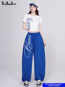 Hip Hop Jazz | Jazz Dance Short Top & Long Pants Training Suit 2-Piece Set