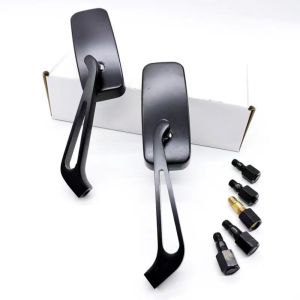 Gương Chiếu Hậu Chống Chói Có Thể Điều Chỉnh Cho Xe Máy Tương Thích Với Harley Honda Kawasaki Yamaha Suzuki - Gương Chiếu Hậu Có Ren 8 Mm/10 Mm