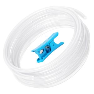 Tube for 1.75mm Filament with Cutter for Bambu Lab A1/A1 Mini AMS/P2S/P1S/X1C 2.5mm ID X 4mm OD Length 5M Tube for PLA/PETG/ABS