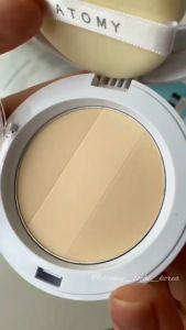 Phấn phủ khô Atomy Air Pact 11.5g màu số 2123 giúp cho da trắng sángtự nhiên che phủ hoàn hảo các khuyết điểm trên da đồng thời thấm hút bã nhờn và mồ hôi hiệu quả suốt cả ngày - 애터미 에어팩트 - Воздушный пакт Атоми