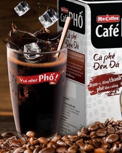 Cà Phê Phố Cà Phê Đen đá 800g (50 gói x 16g)