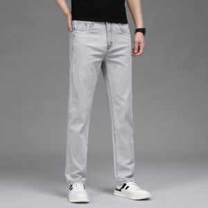 WEIJINSHI | Slim Fit Straight Leg Jeans Pants