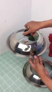 Tutup Panci Stainless Kombinasi Tutup Wajan Tutup Kuali