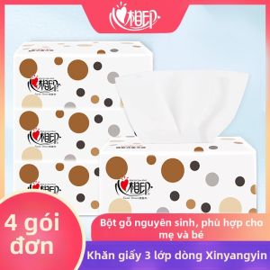 Xin Xiang Yin | Khăn Giấy Thân thiện với Bé 4 Gói