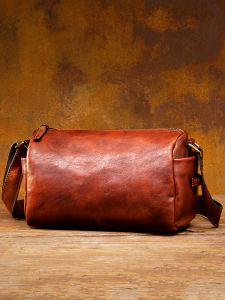 Mantime | Retro Pure Color Casual Shoulder Bag