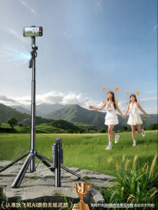 DIFINI | Automatic Follow AI Gimbal Selfie Stick 360° Face Tracking Anti-shake Live Streaming Support