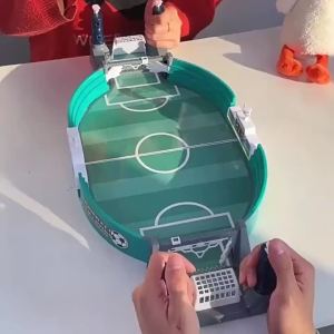 Childrens Tabletop Football Two-Player Battle Parent-Child Interactive Toy Desktop Soccer Educational Comitive Game Wholesale