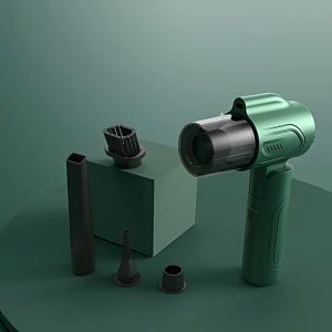 2024 NEW 9000PA 3-IN-1 Mini Car Vacuum Cleaner & Air Blower Cordless Handheld Mini Auto Vacuum Cleaner for Car Interior Home Computer PC