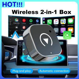New Wireless CarPlay Android Auto Adapter USB Dongle Smart Mini Box Plug And Play Universal For VW Toyota Nissan Honda Ford Benz