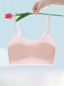 MiiOW | Áo ngực trẻ em MiiOW Catwoman dành cho bé gái 9-12 tuổi mùa xuân 2025 không dây kiểu áo vest không cần cài nút