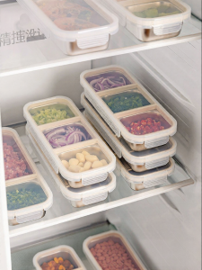 MODERN SWEETHOME | Stainless Steel Refrigerator Food Storage Box