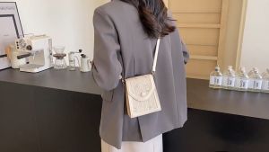 Ready stock Msia❤️040 Floral rantan Phone Wallet Sling Bag Handbag Womens Beg Tangan Bags Shoulder Wanita Messenger Perempuan Gift