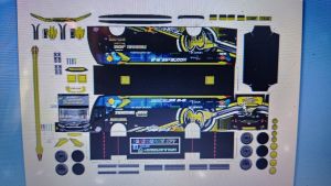 bus papercraftbahan membuat mainan bus mainan anakbahan kertas 80 gsm