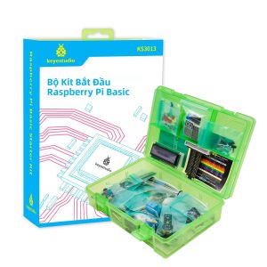 Bộ Kit Khởi Đầu Dự Án GPIO Keyestduio RPI Dành Cho Raspberry Pi 4B/3B+ Lập Trình Bằng Linux & Python Và Ngôn Ngữ C Với 40 Dự Án