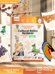 JIELI | 3D Historical Artifact Restoration Puzzle Book Educational DIY Handcraft