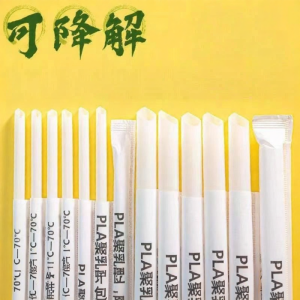 YOULE | Eco-friendly Degradable PLA Plastic Thick Straws