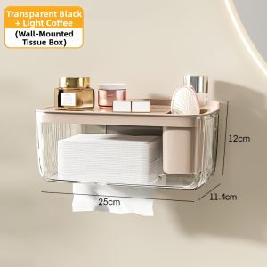 Wall Mounted Transparent Tissue Box