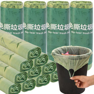 Scented Drawstring Trash Bags Thickened Large Disposable Garbage Bags with Handles for Kitchen and Bathroom Use