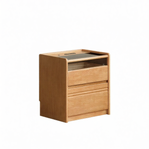 WEISHA | Solid Wood Bedside Cabinet