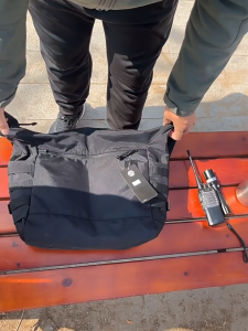 [100% ɑuthentic] CORDURA 20L Tactical EDC Messenger Crossbody Sling Bag Large Capacity BLACK Reinforced Lightweight Military-Style Shoulder Pouch [Ready Stock]