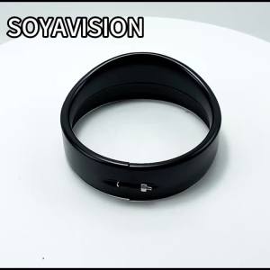 5.75" 5 3/4 in. Visor Style Headlamp Trim Ring 69735-05 for Sportster 883 XL883 1200 Low XL1200L Dyna Softail Iron 883 XL