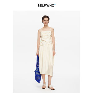 Pleated Faux Layer Sleeveless Dress