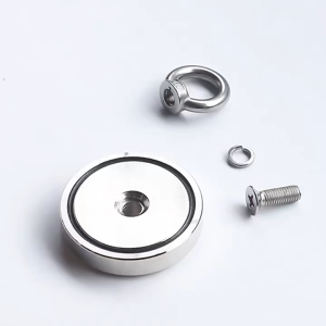 【READY STOCK】Strong Fishing Magnet D42 D60/60kg 130kg Powerful/Permanent Neo Salvage Magnet/N45 Neodymium Fishing Magnet