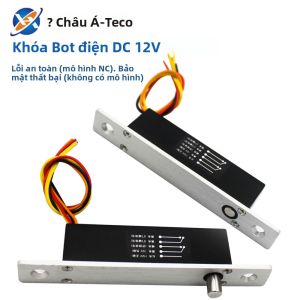 Khóa Cửa Điện Bolt 12V DC Không An Toàn Với Tín Hiệu Phản Hồi Tiếp Xúc Cửa Có Độ Trễ Hẹn Giờ Để Nâng Cấp Hệ Thống An Ninh