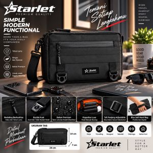 Tas Selempang Multifungsi Tas Handbag Wanita Anti Air Selempang Waterproof Pouch Bag
