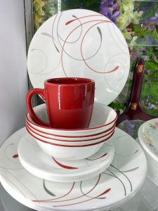 HOT🔥 CORELLE 16PCS LIVINGWARE ROUND DINNER SET-SPLENDOR