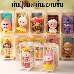 【QERAL】6pcs/set กันฝุ่นได้ ตู้ใส กล่องแสดงผลเดี่ยว กล่องใสเก็บโมเดล