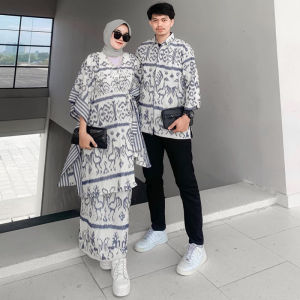 (REDY STOK) SET BAJU COUPLE SET BAJU KONDANGAN DREES VESYA TENUN