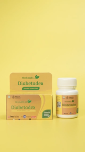 Herbawell Diabetadex - Obat Herbal Untuk Diabetes - 1 Box 30 Kapsul