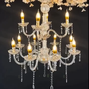 Better Light crystal candle chandelier light modern design sala retro chandelier with 6 bulbs 8 bulbs warm light pendant light living room dinning room chandeliers for high ceiling low ceiling Christmas light