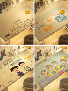 Eye Protection Silicone Table Mat for Primary School Students Simple Modern Home Use Cartoon Pattern Desk Cloth Protector
