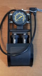 Pompa Sepeda Rockbros FP4310S Pumpa Ban Kumpa Angin Injak 160 PSI Foot Air Pump Multi Guna Double Silinder Binocular Barometer