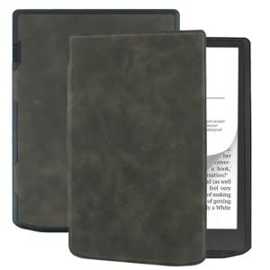 Bao Da Pocketbook Inkpad Color 2/Color 3 7.8 Inch Nhẹ Mỏng Chống Sốc Chất Liệu Da Cao Cấp Có Chức Năng Tự Động Tắt/mở Màn Hình.
